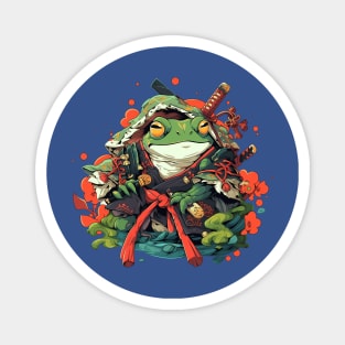 samurai frog Magnet